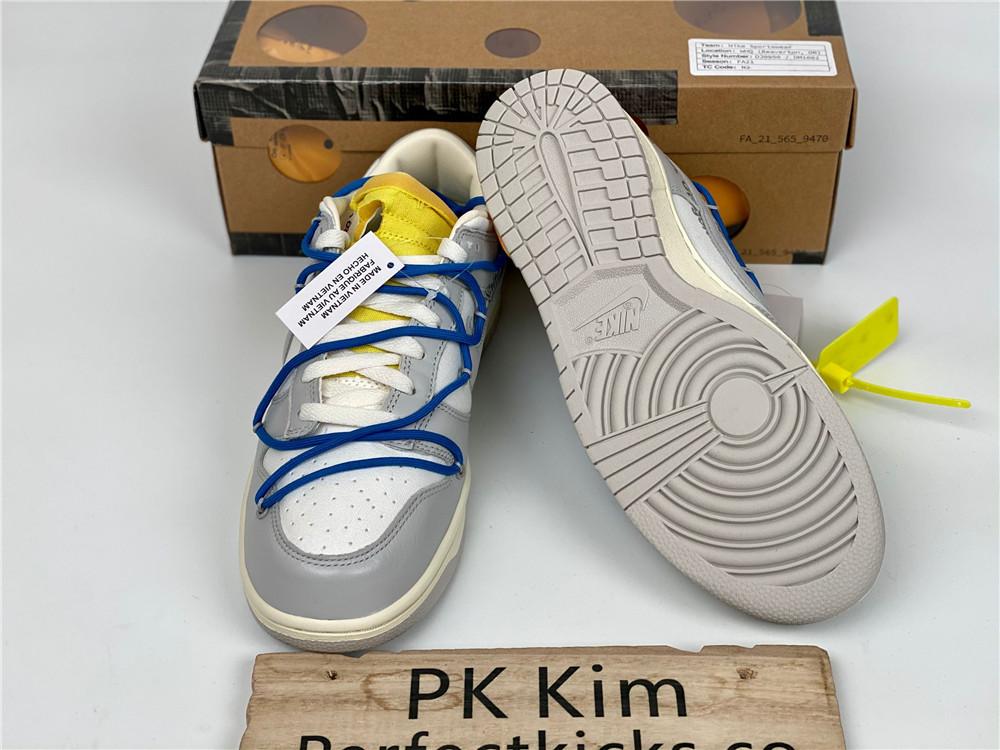 Pk God off white X dunk low the 50 NO.10 retail materials ready to ship